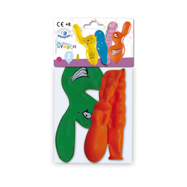 Globos Figuras Gigantes con Cara Impresa - Bolsa de 2 uds.