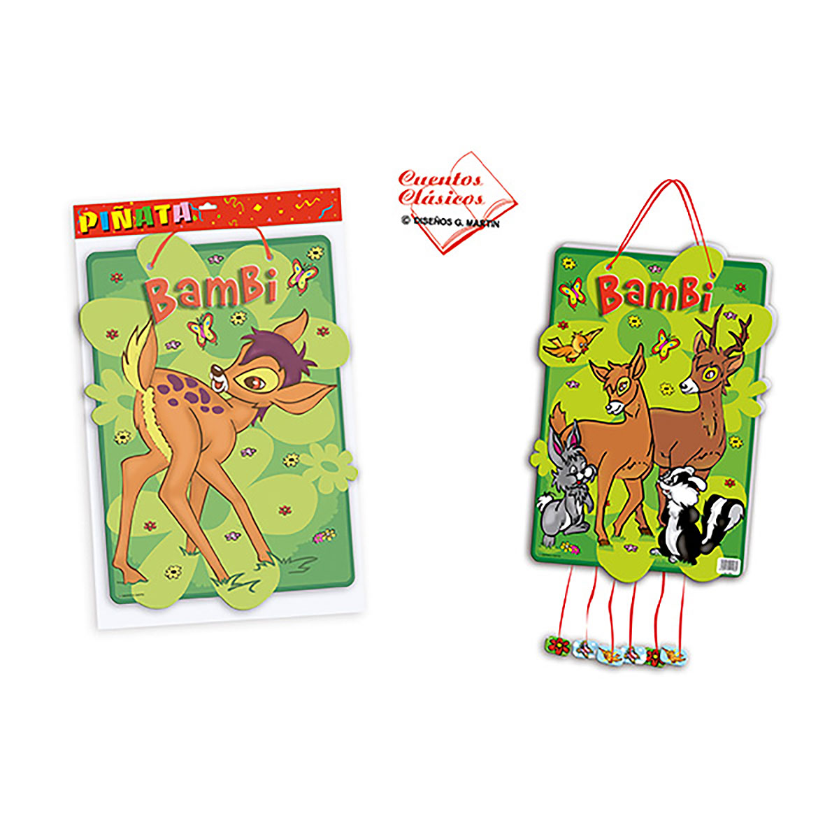 Piñata mediana Bambi