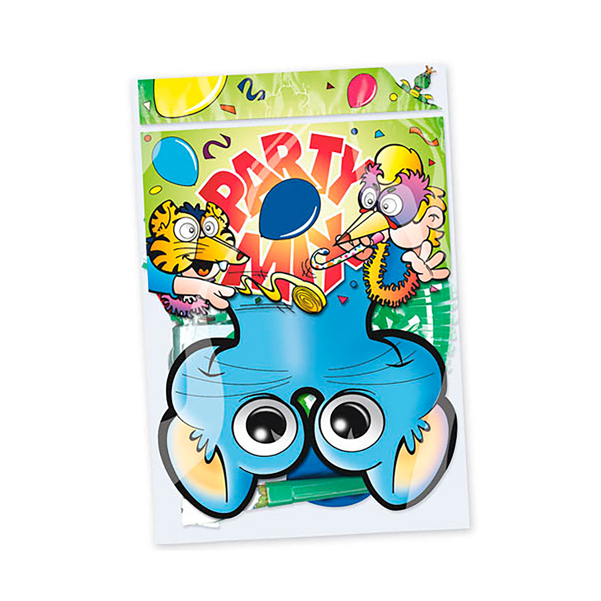 Bolsa Party Mix con antifaz y matasuegras