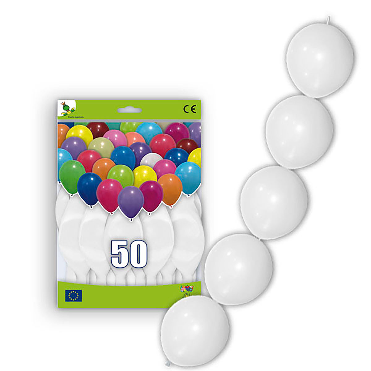 Globos de guirnalda látex pastel surtido 36 cm - Bolsa 50
