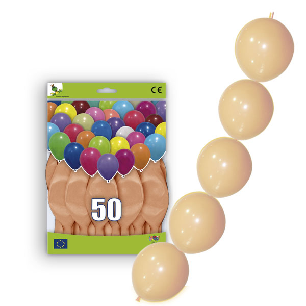 Globos guirnalda 36 cm nude (bolsa 50)
