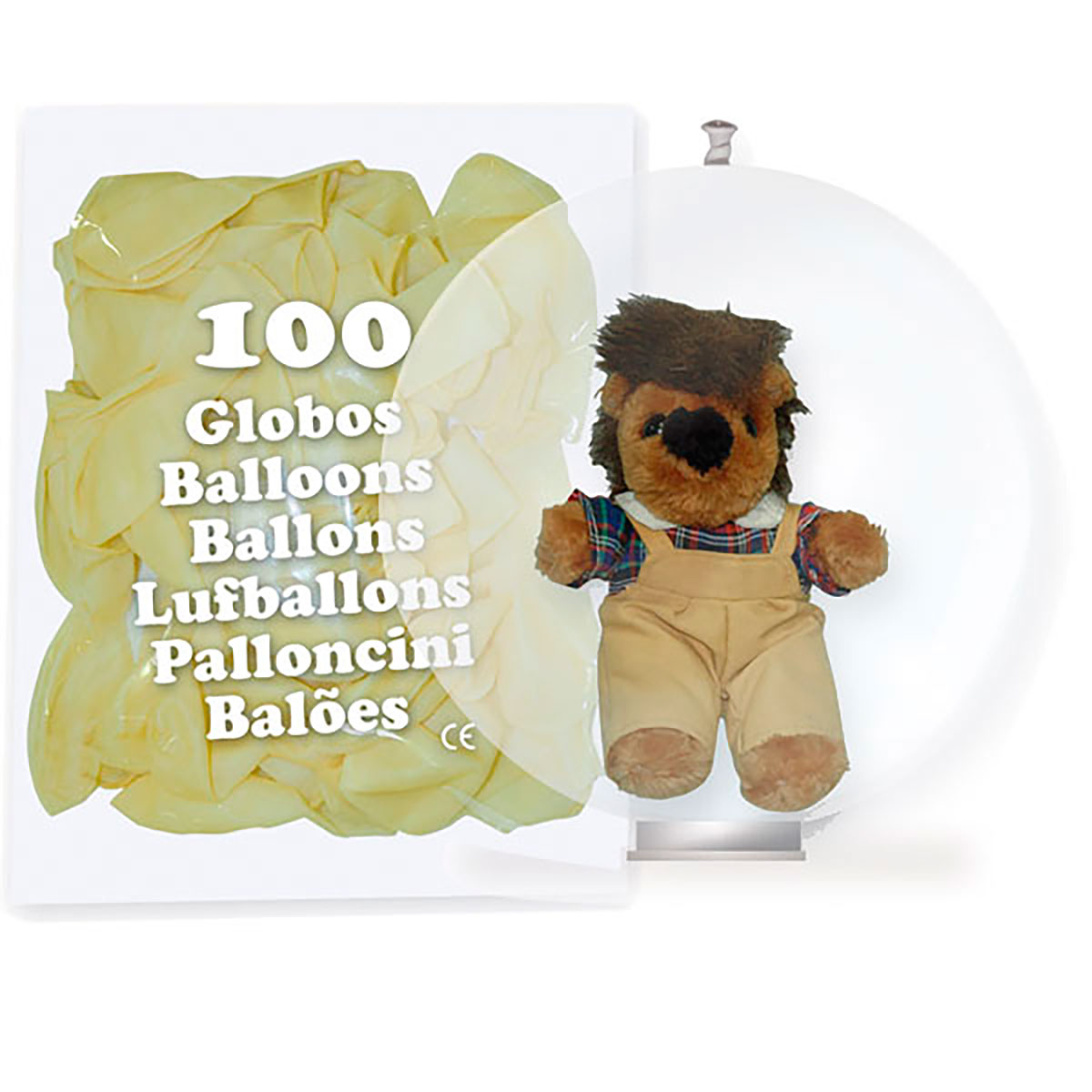 Globos cristal transparente 38 cm - Bolsa 100