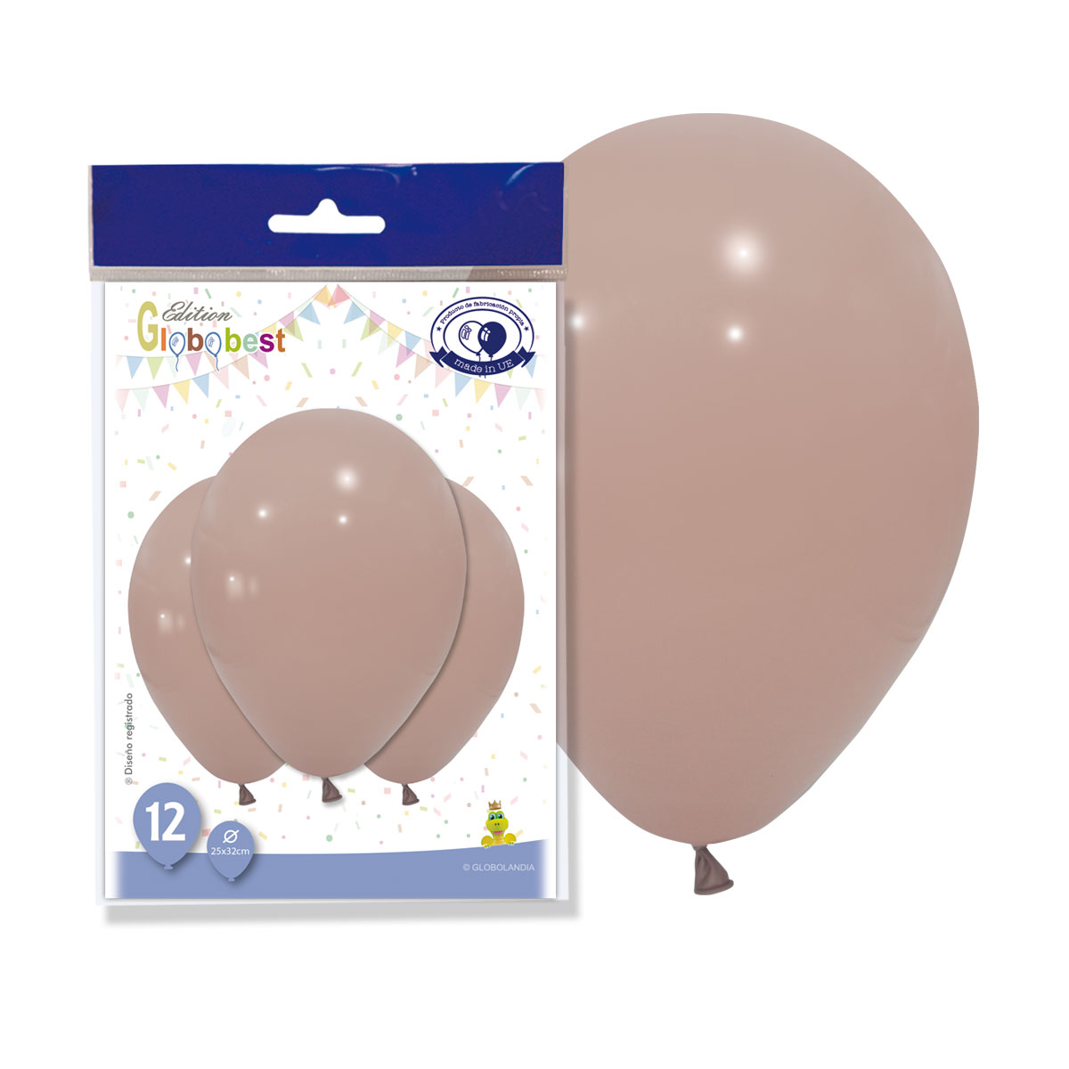 Globos de látex 11" Rosa Brumosa Pastel – Bolsa de 12