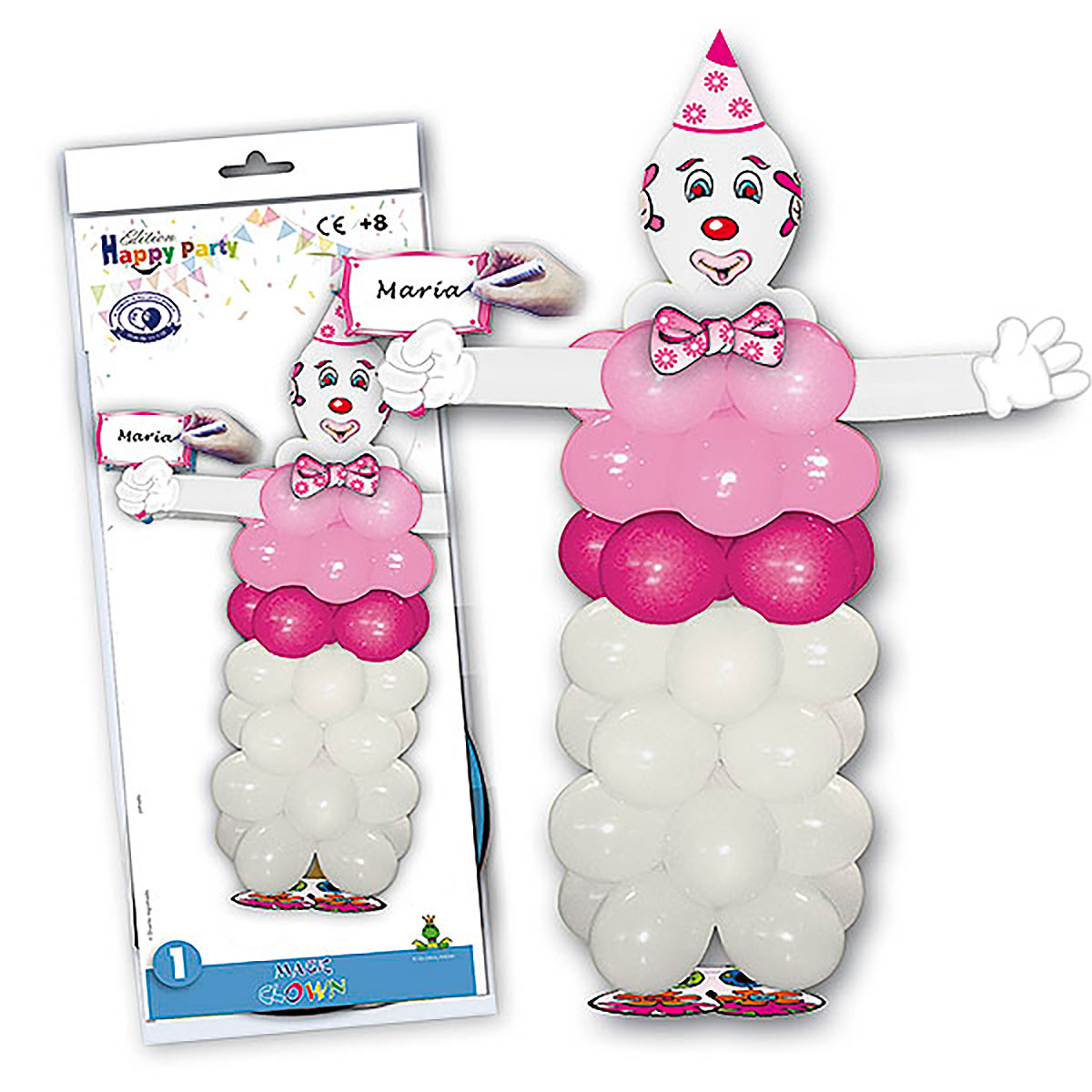 Magic Clown Pinky Balloon Decoration Kit
