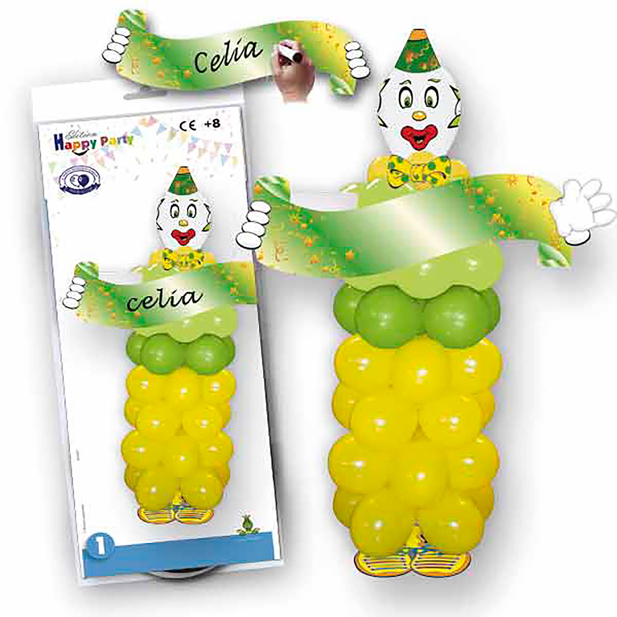 Kit decoración Payaso Mágico verde