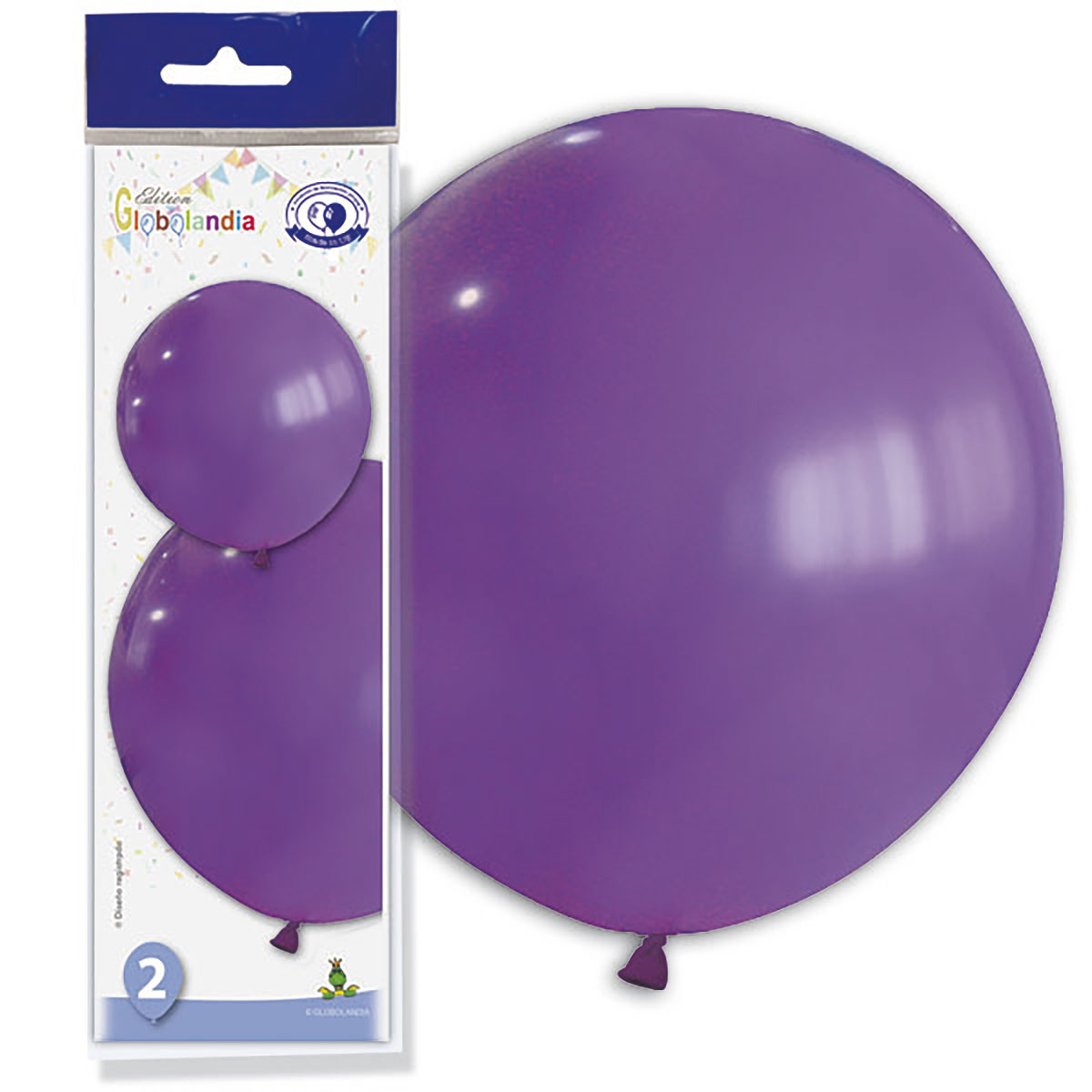 Globo gigante liso lila 180 – bolsa de 2 unidades