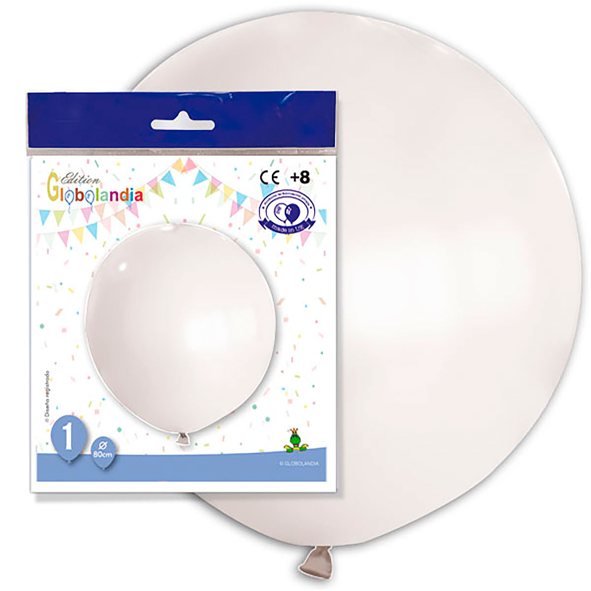 Globo gigante blanco 80 cm