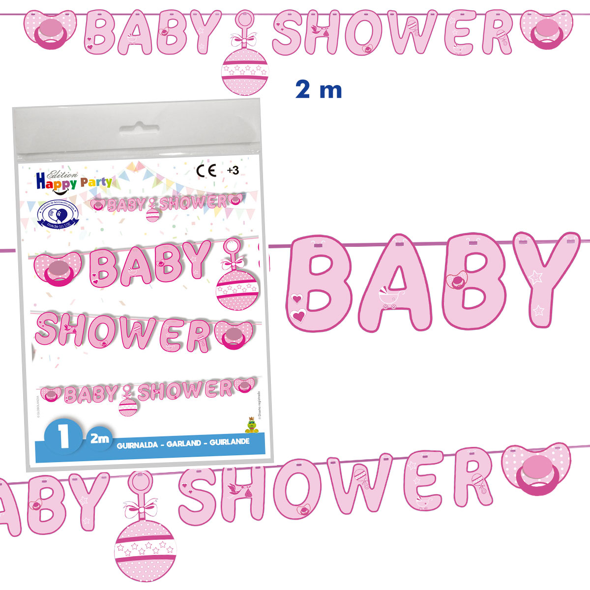 Guirnalda Baby Shower Niña