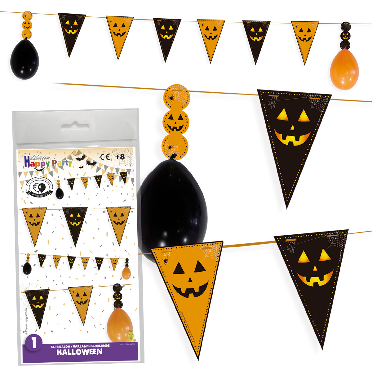Guirnalda Halloween Calabaza