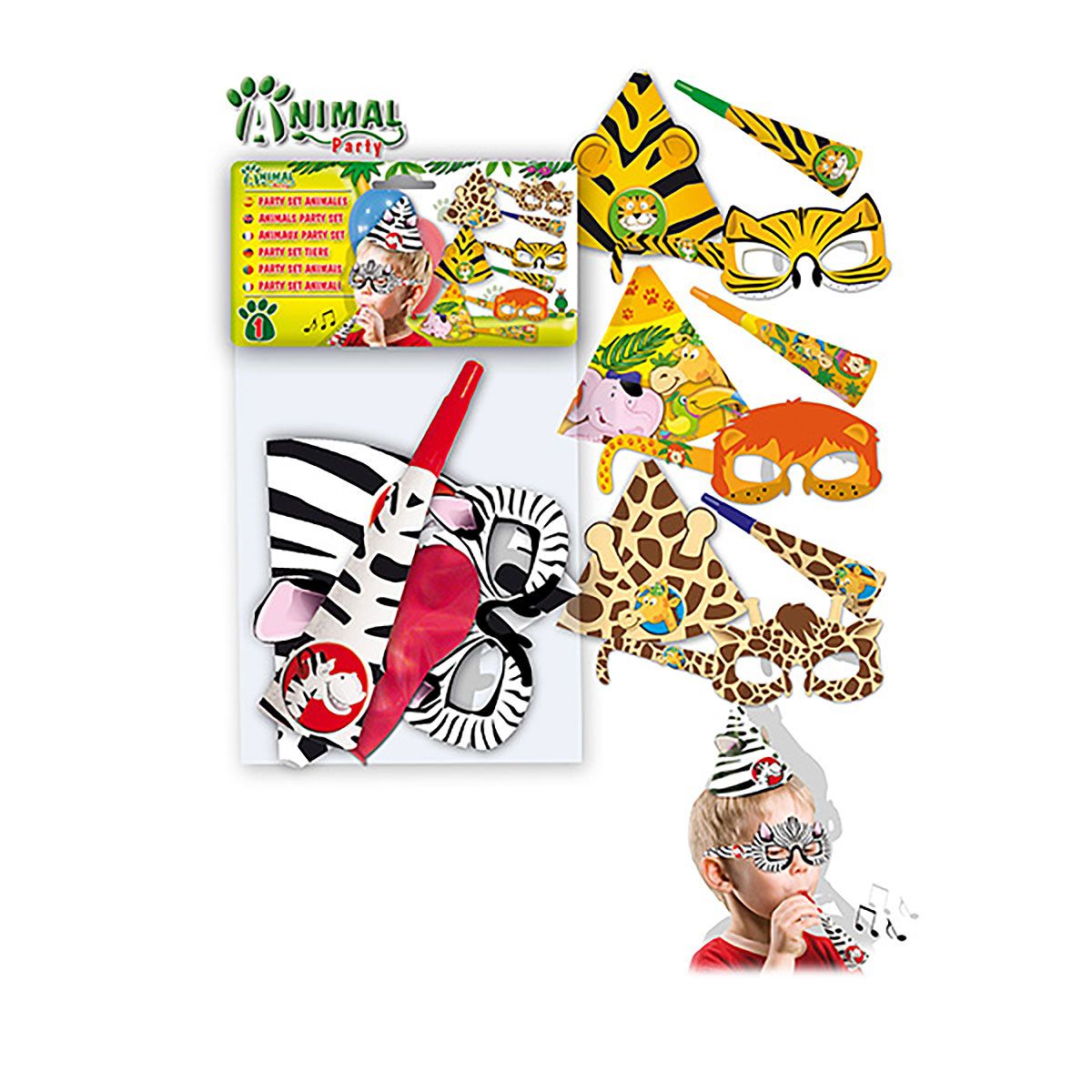 Party Pack Individual Animales Selva