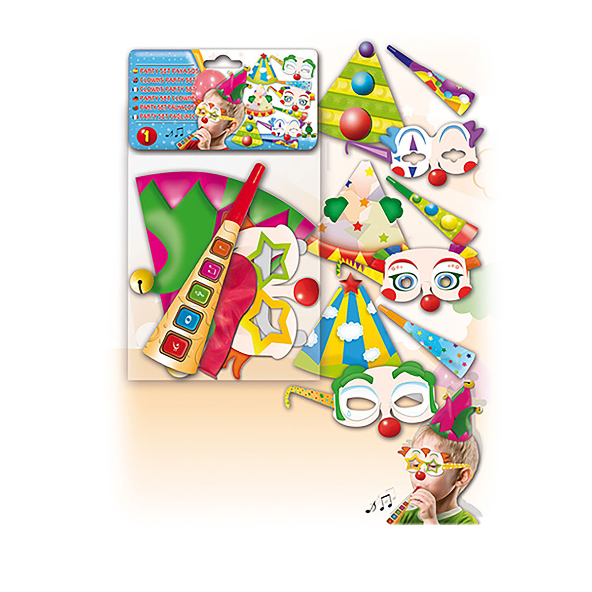 Party Pack Individual Payasos
