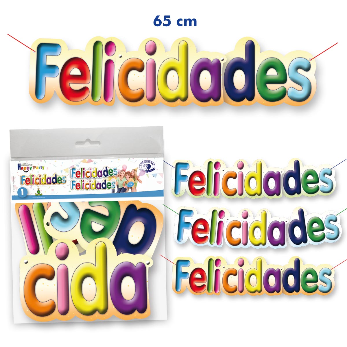 Guirnalda Cartel Felicidades