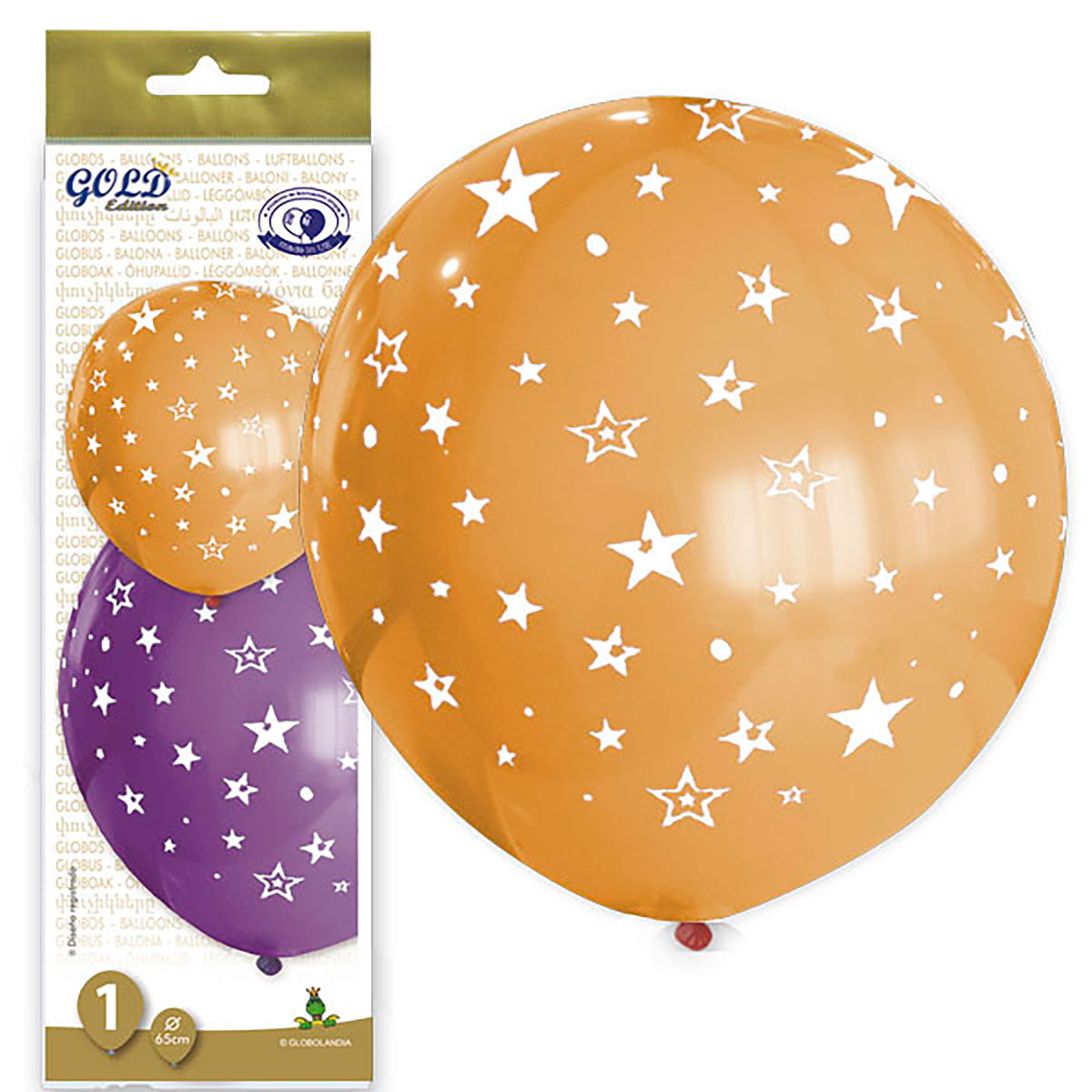 Globo Gigante Estrellas Gold Mix
