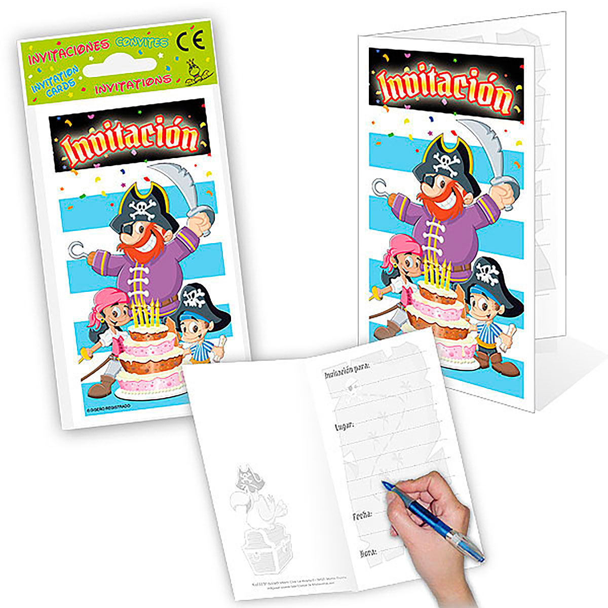Invitaciones Piratas