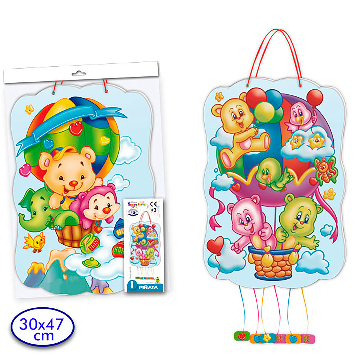 Piñata Animales en Globo Aerostático