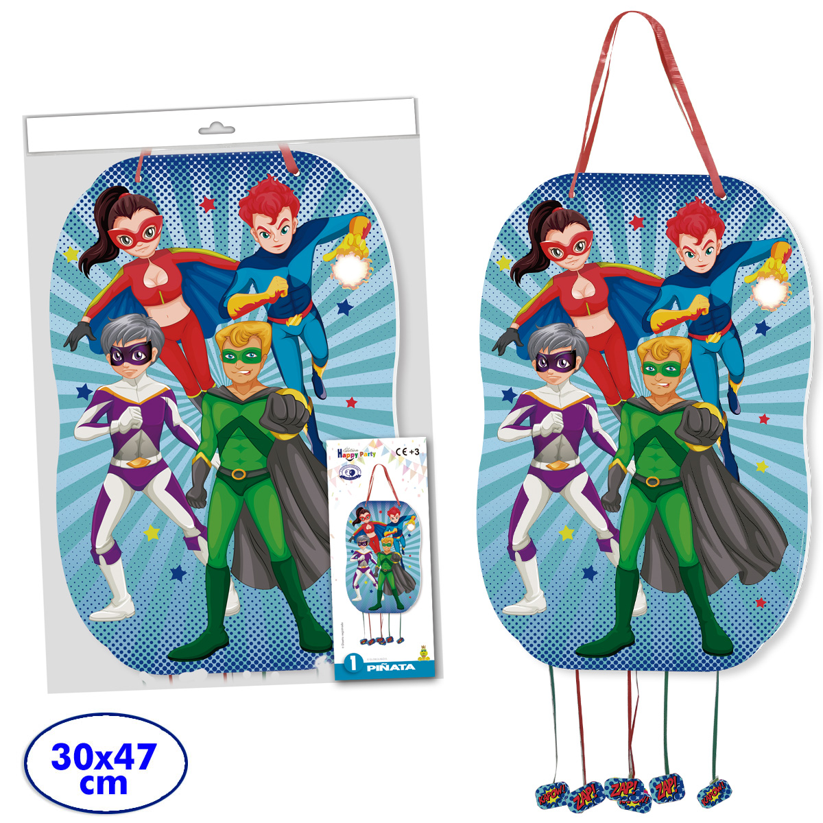 Piñata Superhéroes