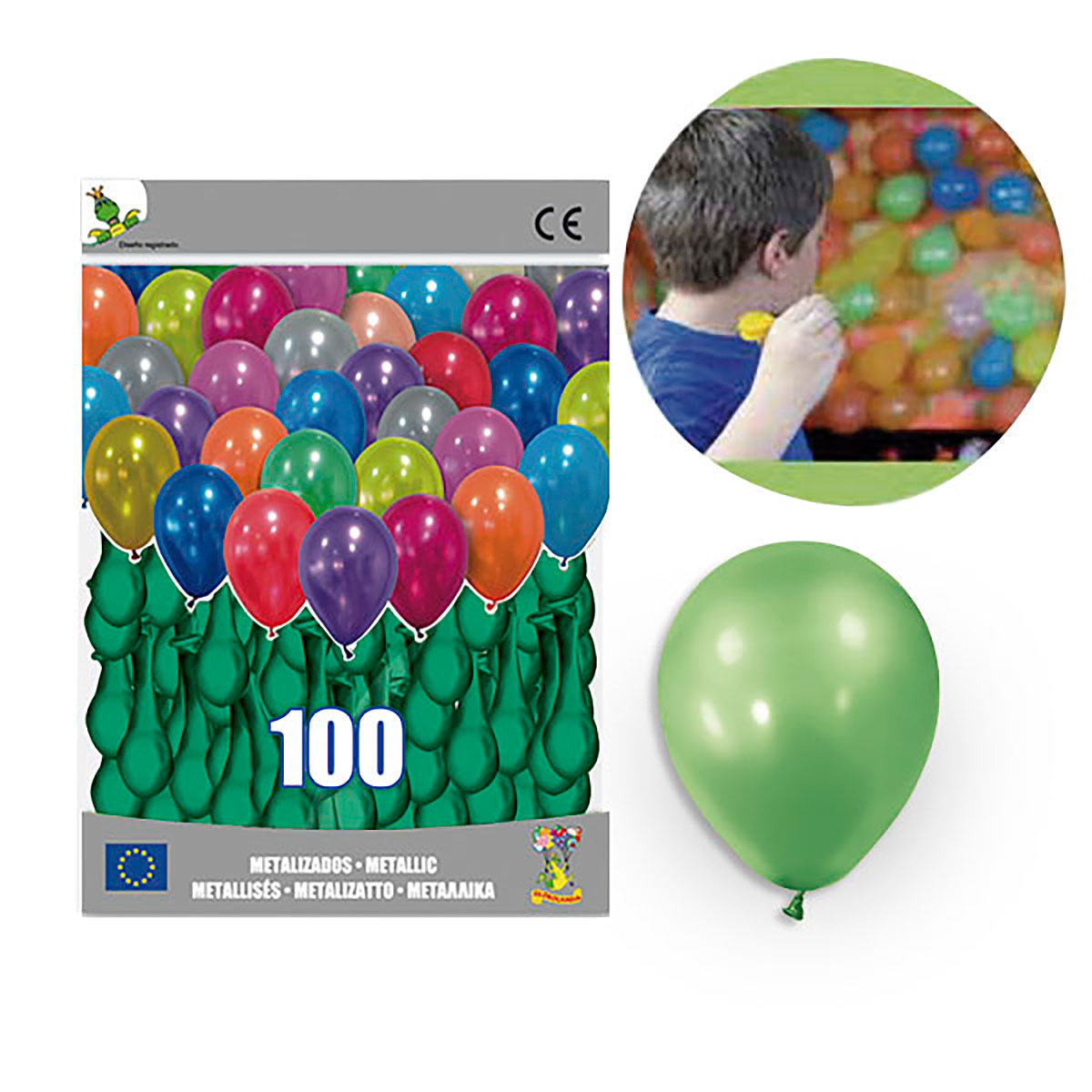 Globo Metalizado Verde nº5