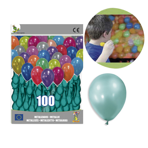 Globos Metalizados Aguamarina