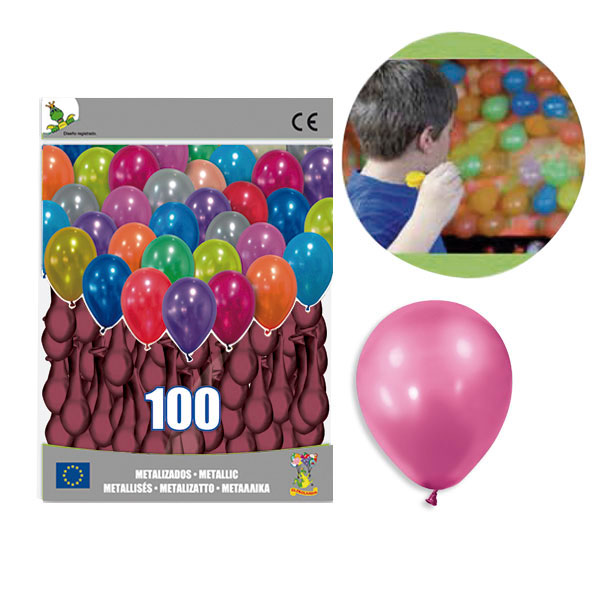 Globos Metalizados Fucsia nº5