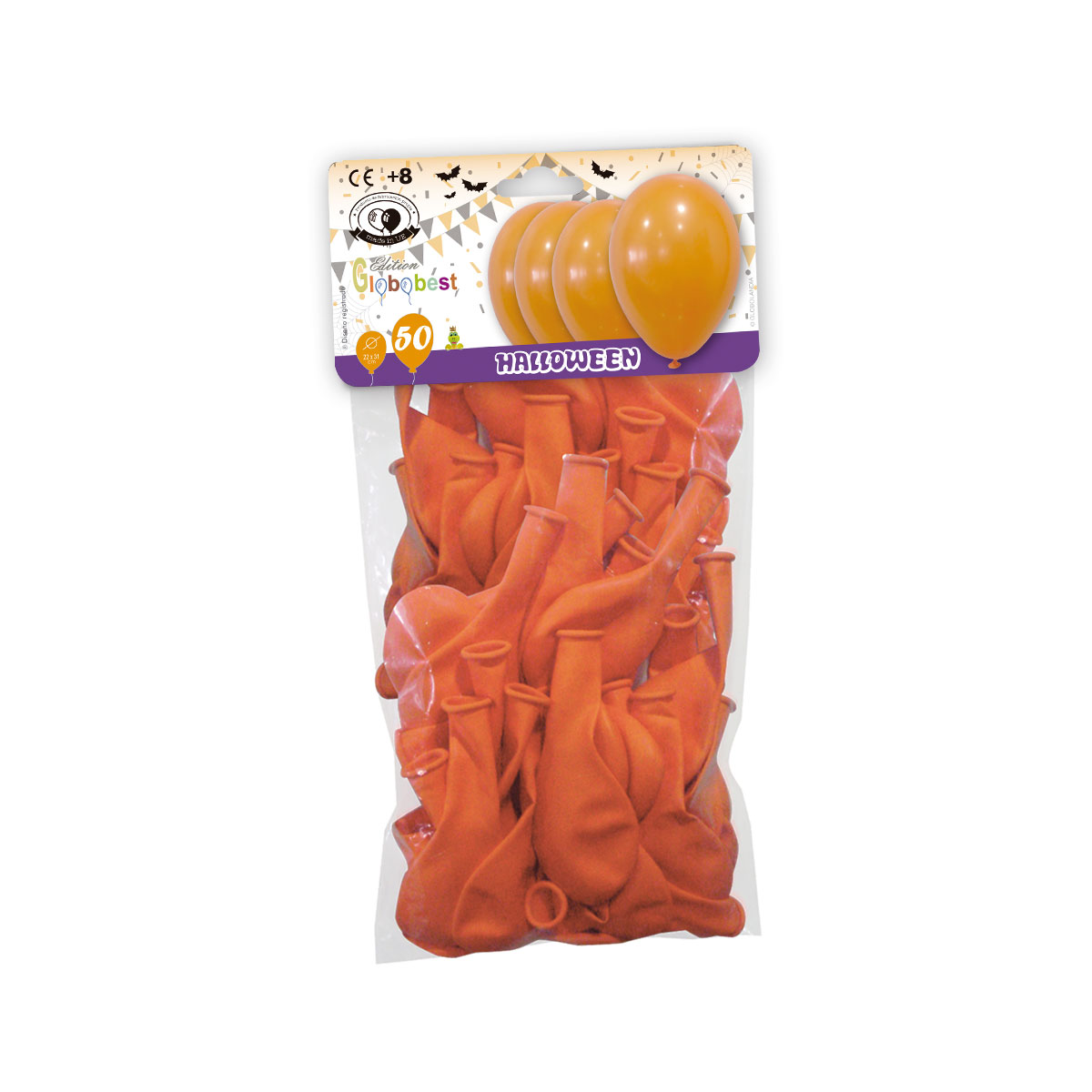 Globos Halloween Naranja
