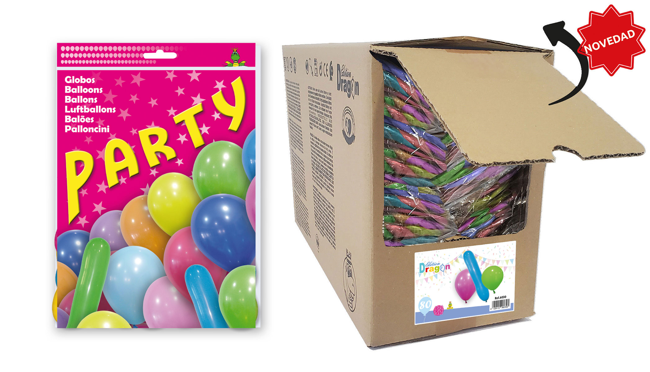 Globos Figura Surtidos 80 Uds