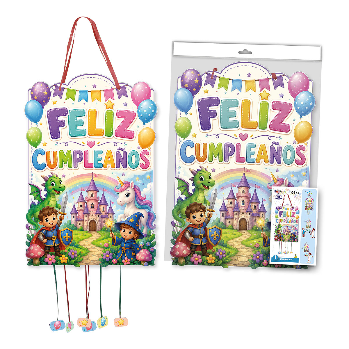 B/ PIÑATA FELIZ CUMPLEAÑOS CASTILLO