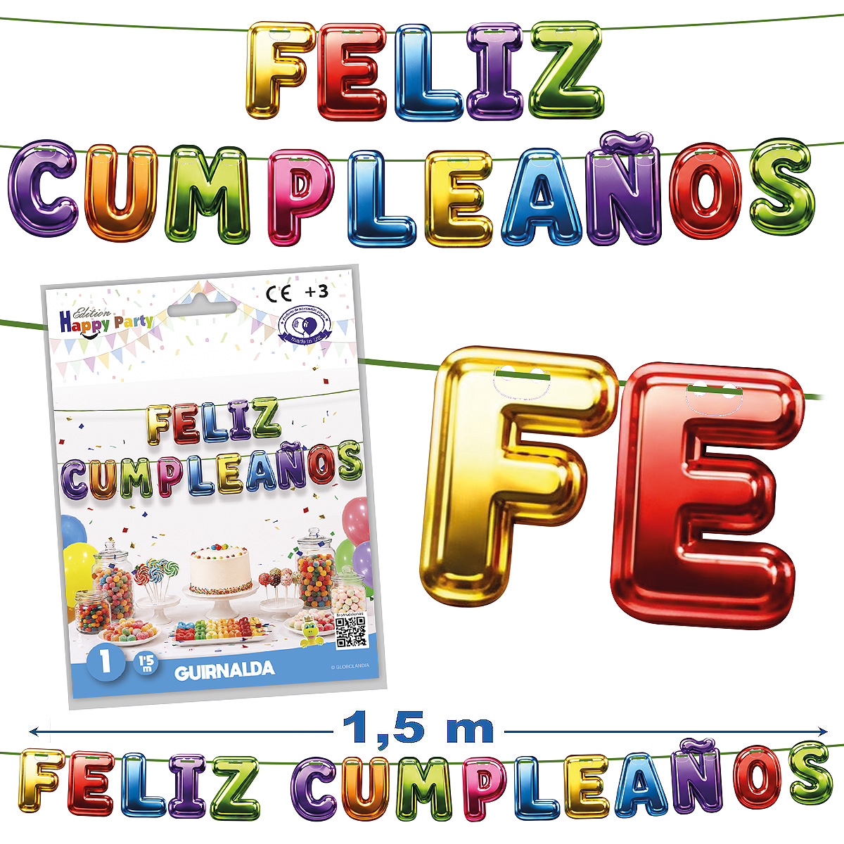 B/ GUIRNALDA FELIZ CUMPLEAÑOS