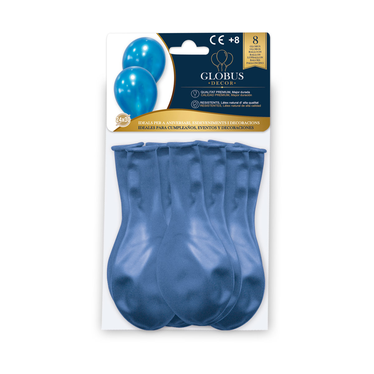 B/ GLOBUS DECOR 8 GL 10GMT AZUL 036