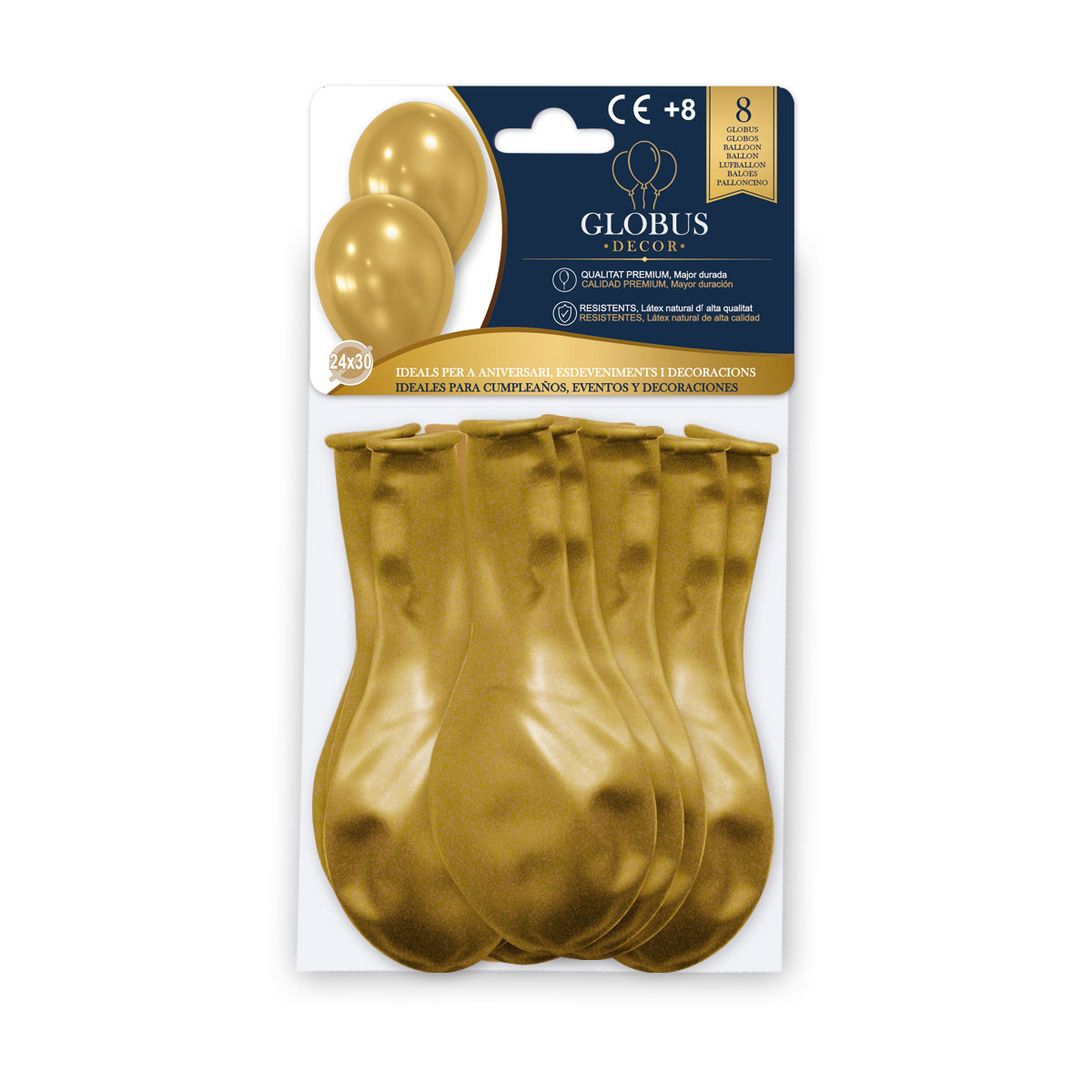 B/ GLOBUS DECOR 8 GL 10GMT ORO 039