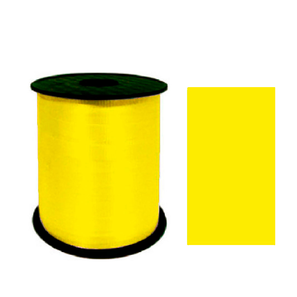 CINTA GALON 10 mm 02-AMARILLO, ROLLO 250 m