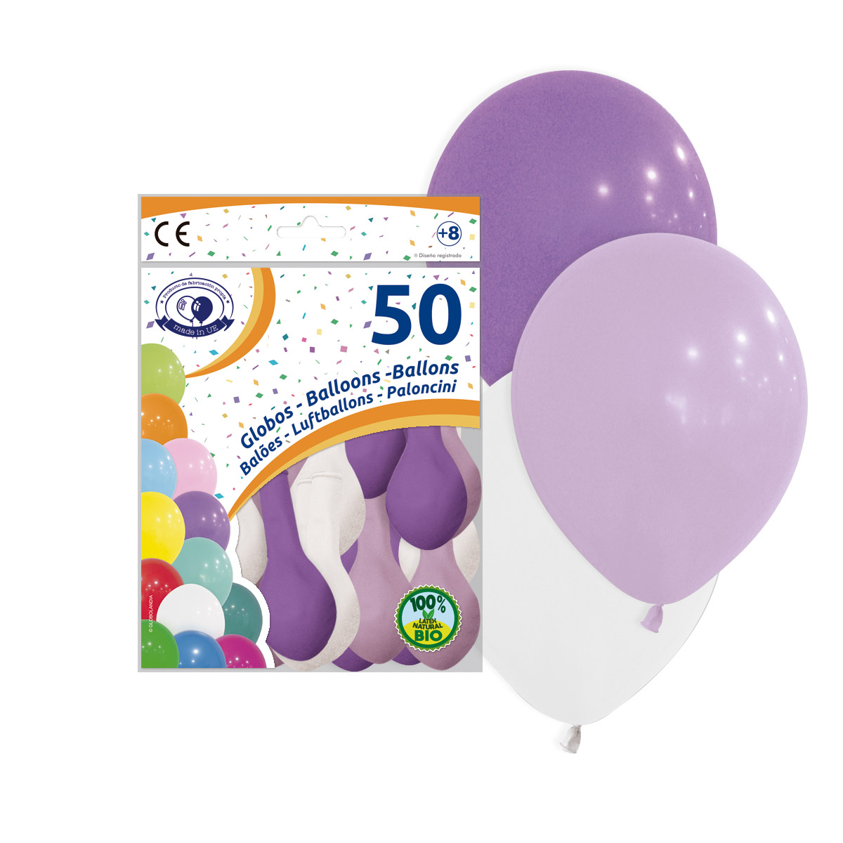 Ref.9RP5 BLANCO-01 LILA-08 VIOLETA-79